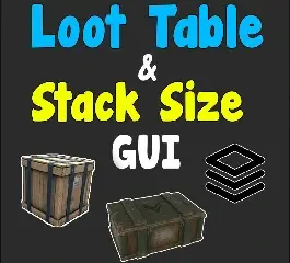 LootTableStack – 战利品自定义配置UI v2.1.17-Rust可狼插件网 | Rustnm - Rust插件网