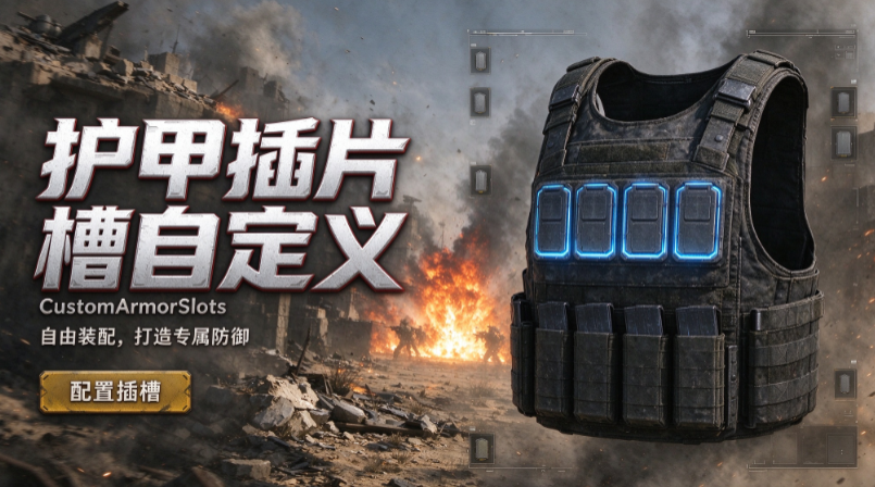 CustomArmorSlots - 护甲插片槽自定义 v1.1.0-Rust可狼插件网 | Rustnm - Rust插件网